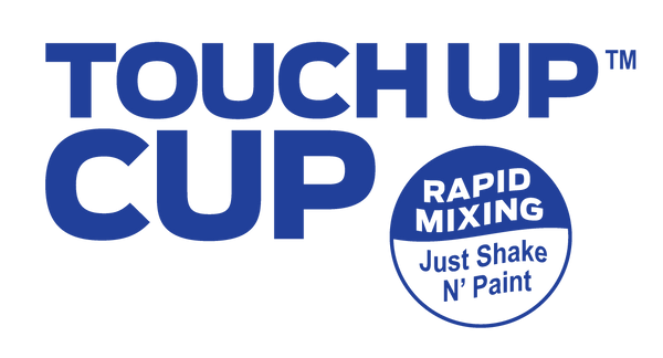 The Touch Up Cup Blue Transparent Logo