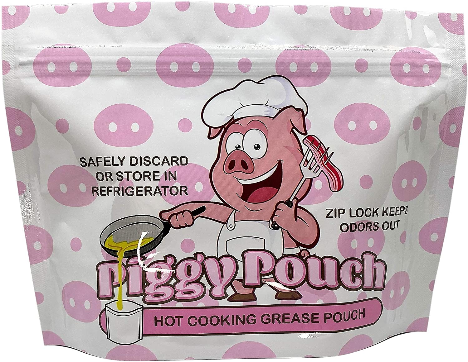 Piggy Pouch | Bacon Grease Container Pack of 6
